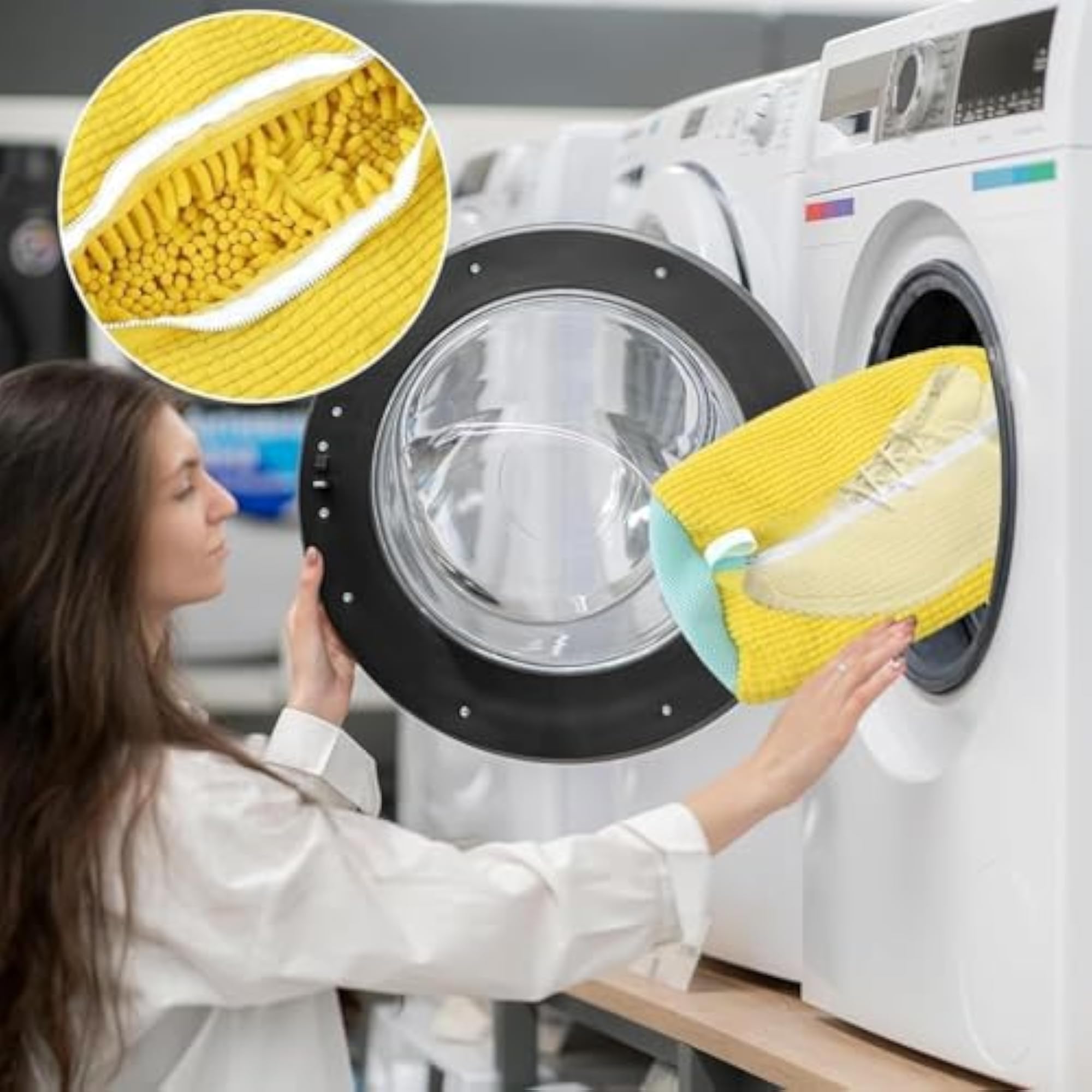 Shoe Washing Machine Bag, Mesh Shoe Wash Pouch